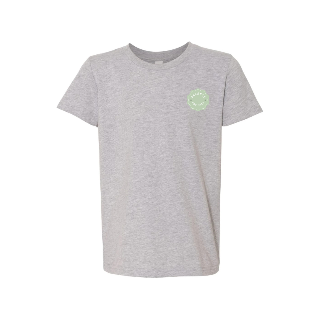 Organic Grey Logo T-Shirt